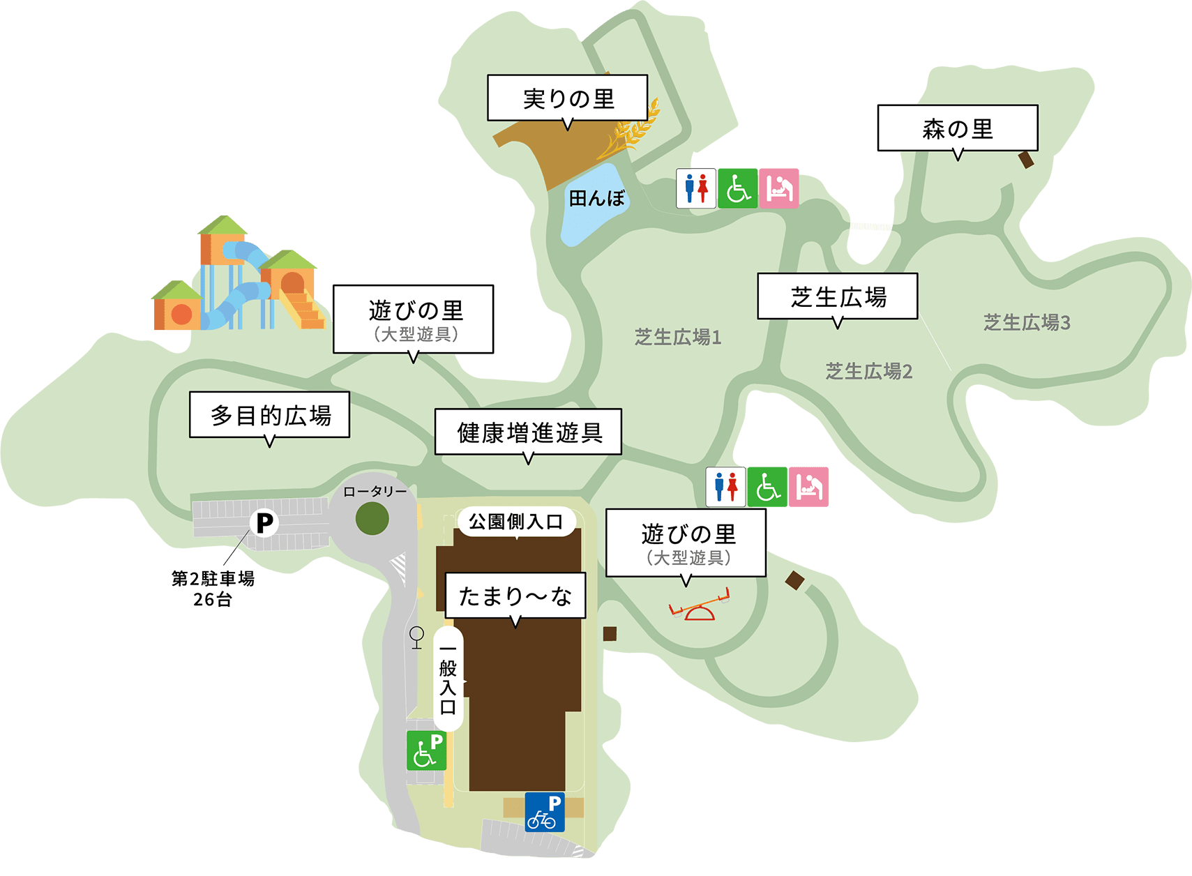 公園の地図